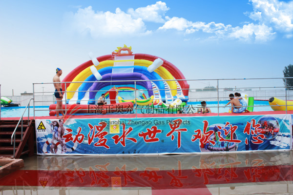 山東鄒城移動(dòng)水上樂(lè)園案例