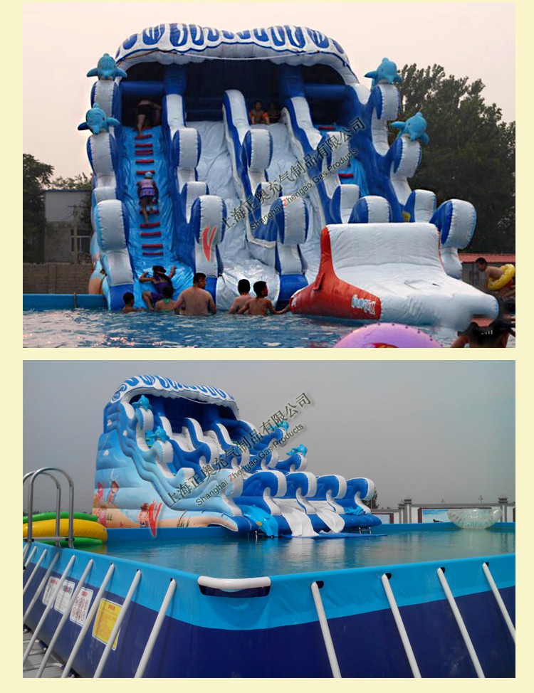 大型充氣水滑梯