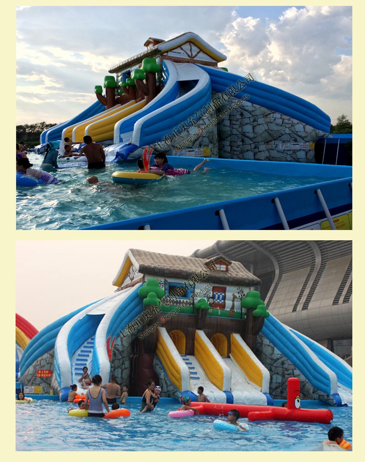 大型充氣水滑梯